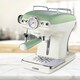 image 3 of Ariete 1389/14 Vintage Retro Espresso Coffee Machine with Milk Frother, Green