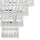 image 5 of First Choice Lighting Chrome Tiered Chandelier Style Light Shade Clear | Chrome