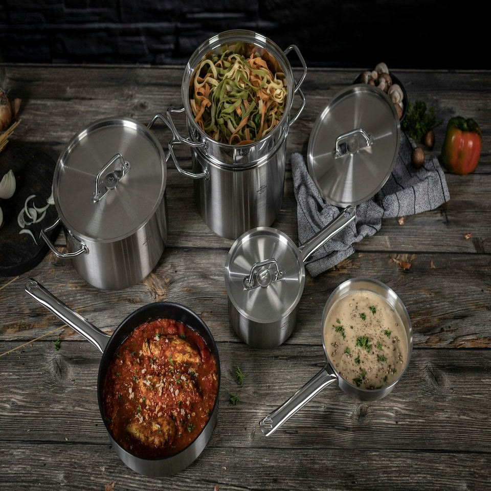 image 1 of Montreux Cookware Set 1.5L, 3L & 6L