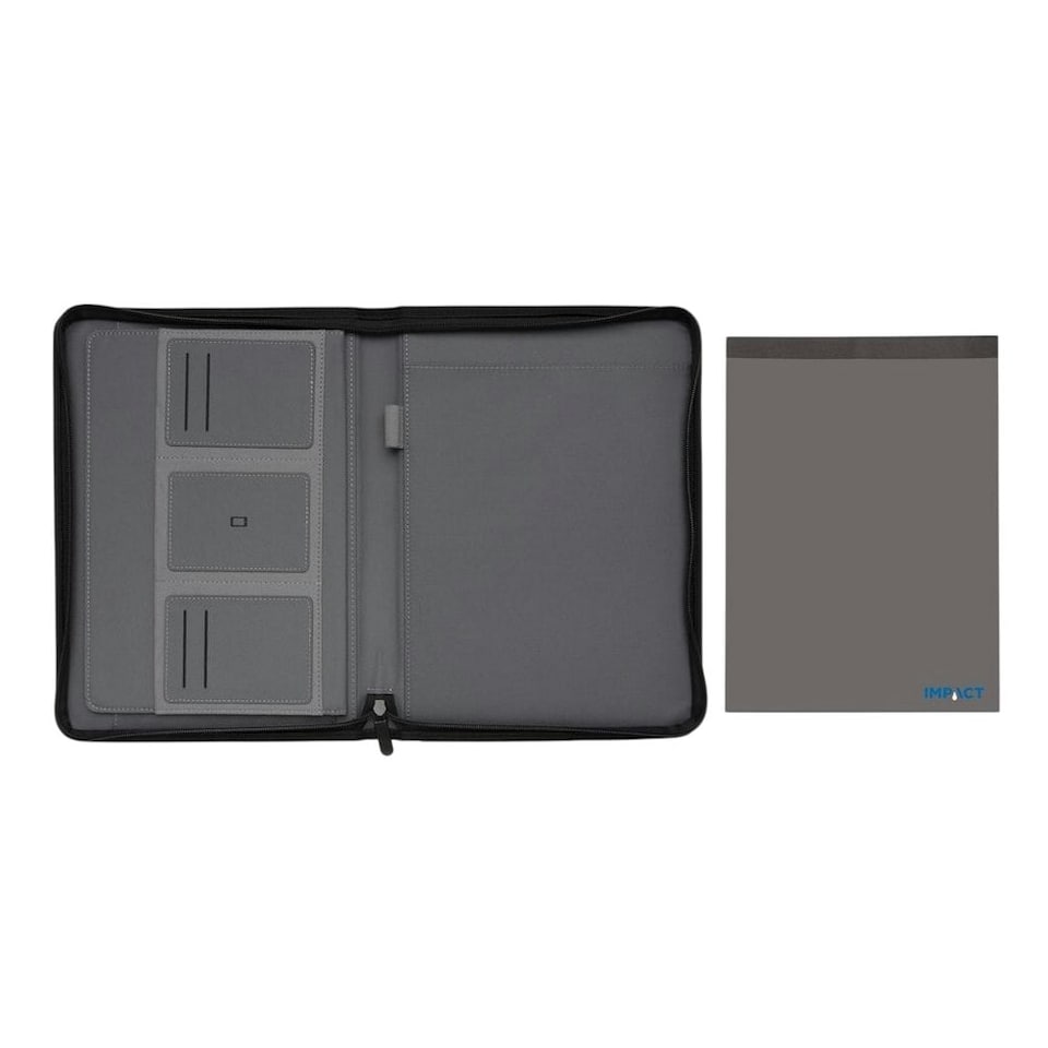 image 1 of XD Xclusive Impact Aware RPET A4 Portfolio - Anthracite - One Size