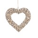 image 1 of Medium Flat Open Wicker Heart | Brown | Natural