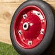 image 2 of Replacement 13" x 3" Puncture Proof / Solid Wheelbarrow Wheel With Axle