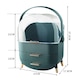 image 2 of ilus Makeup Organizer Case Drawer Portable Cosmetic Jewellery Storage Box Dark Green | Green