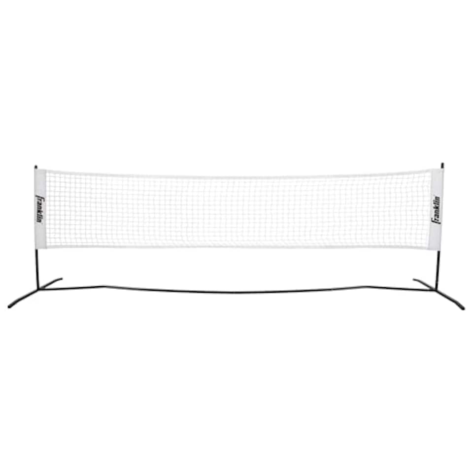 image 1 of Franklin Sports Half Court Size Pickleball Net By Pickleball - Includes 10Ft Net, (2) Paddles, And (2) X-40 USA Pickleball Approved Pickleballs