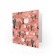 image 2 of Rhino Animal Stylized Pink Art Blank Just to Say Card