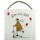 image 2 of SAM TOFT (BORN TO BE WILD) WOODEN BLOCK - WOOD PANEL - EMBW00090