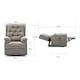 image 8 of Barnsley Fabric Electric Dual Motor Rise Recliner Mobility Armchair (Brown)
