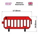image 3 of Slot Car Trackside Scenery Yellow Road Barriers x 8 1:32 Scale WASP