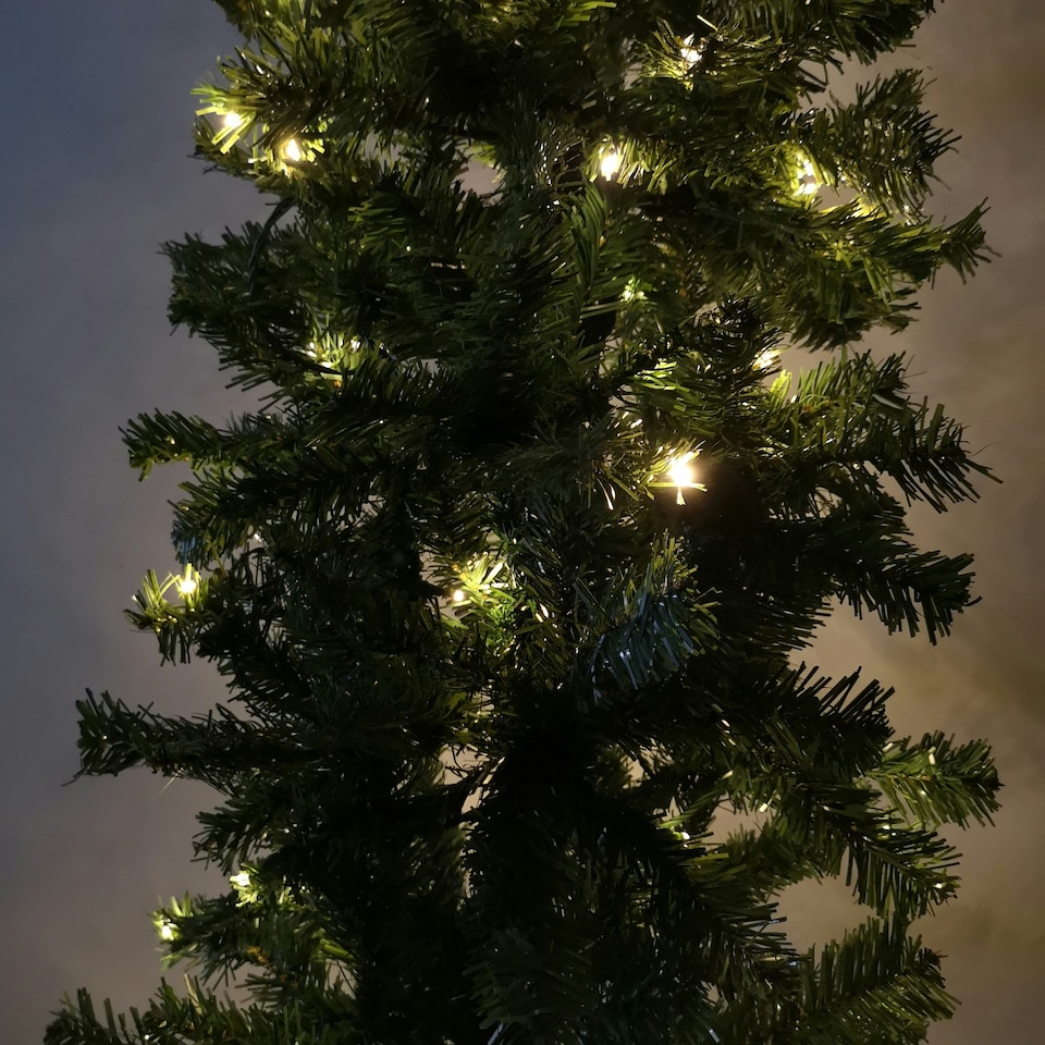 image 1 of 8ft (2.4m) Tall Prelit Premier Indoor / Outdoor Christmas Tree Arch in Green