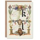image 1 of Model Book of Calligraphy Art Card Pictorial Letter Guide K and l