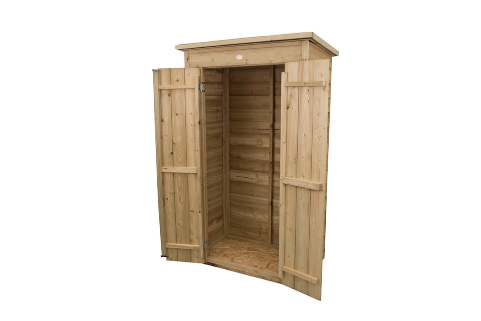 image 1 of Forest Garden Tall Pent Wooden Garden Storage Tool Store - Outdoor Patio Storage
