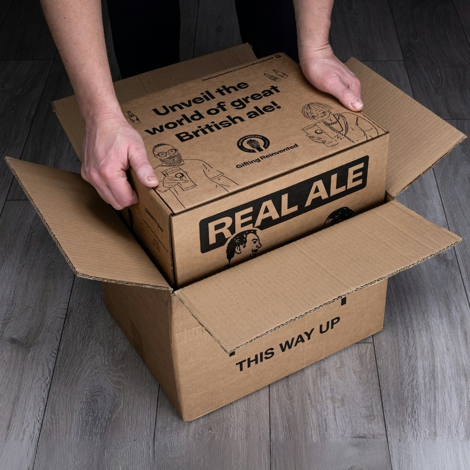 image 1 of Deluxe British Real Ale Happy Birthday Beer Gift 12x500ml