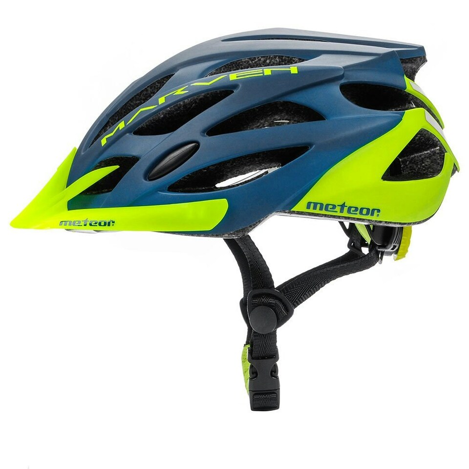 image 1 of Meteor Marven Cycle Helmet MTB Bike Skateboard Scooter Safety Gear | Blue | Navy-Gr | M
