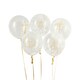 image 2 of Cross Confetti 12" Latex Balloon - Pack of 5