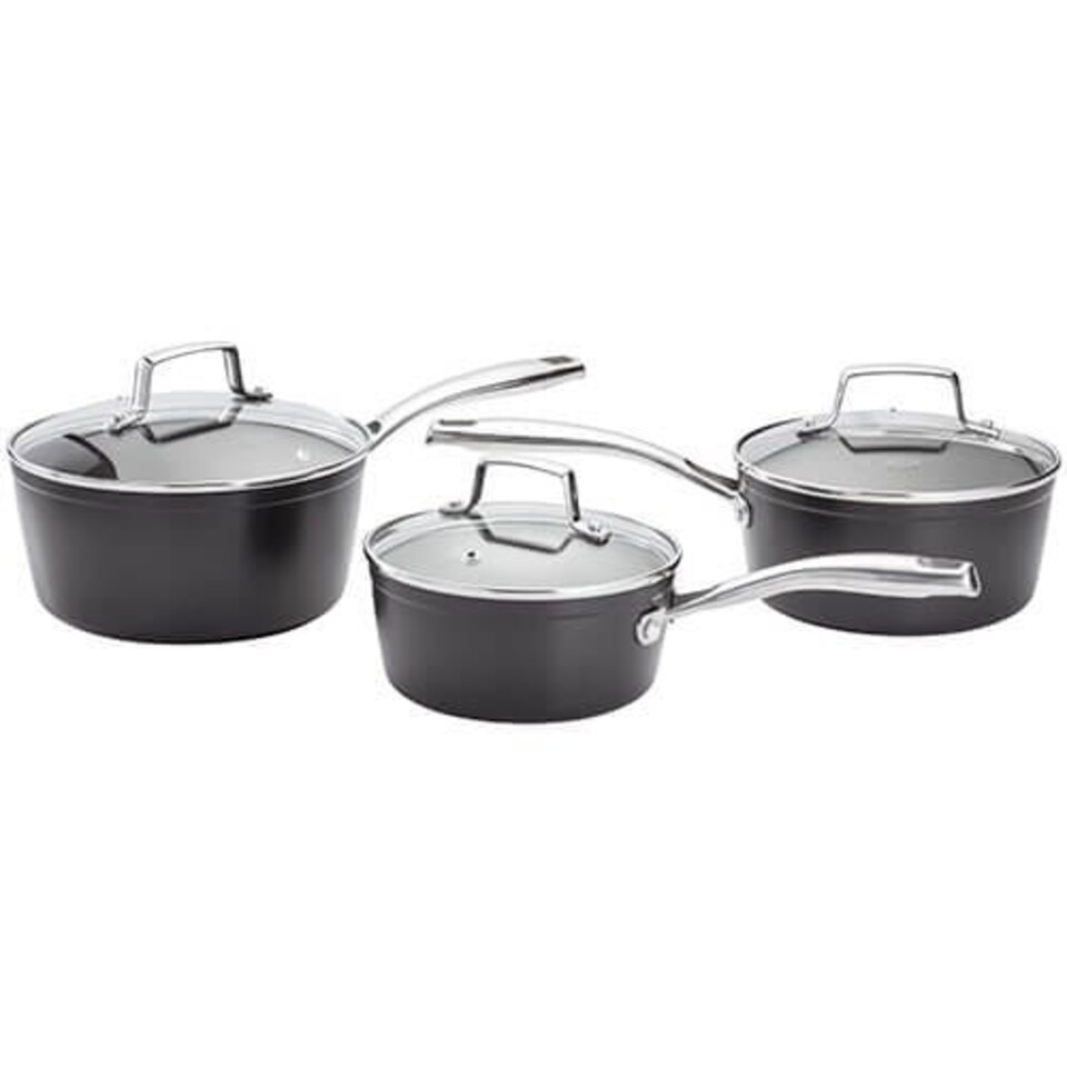 image 1 of Stellar Rocktanium 3 Piece Saucepan Set