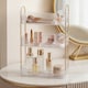 image 10 of ilus Makeup Organiser Modern Minimalist 3-Tier Cosmetic Storage Rack Beauty | White | White