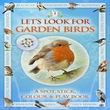 Let's Look For Garden Birds - 18D Kids Activity & Sticker - PAPERBACK - 9781908489043