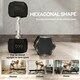 image 5 of HOMCOM Hexagonal Dumbbells Kit Weight Lifting Exercise for Home Fitness 2x6kg