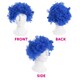 image 4 of Blue Curly Wig | Blue | 12