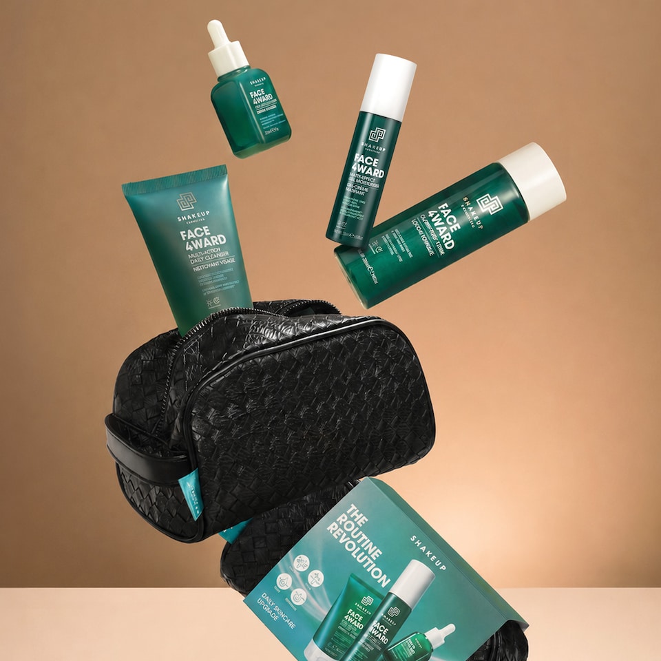 image 1 of Shakeup Cosmetics THE ROUTINE REVOLUTION Gift Set - 4 Step Skincare Routine For Men