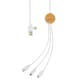 image 2 of XD Collection Ontario 6-In-1 USB Cable - White - One Size
