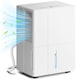 image 1 of HOMCOM 30LDay Dehumidifier with Activated Carbon Air Filter, Continuous Drainage, 4.7L Water Tank, 24H Timer, Dehumidifier for Home Damp, Bedroom, Condensation, Mould, Laundry Drying