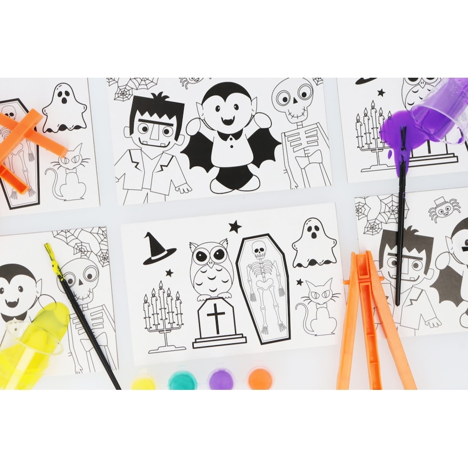 image 1 of Single Mini Halloween Painting Set
