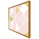 image 5 of Pink & gold geometric (Picture Frame) White | S