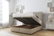 image 2 of Sloomy Kingsley Almond Coniston Ottoman Bed Base With 54" Floor Standing Headboard 6' Super King | Cream | Almond | Super King | 1