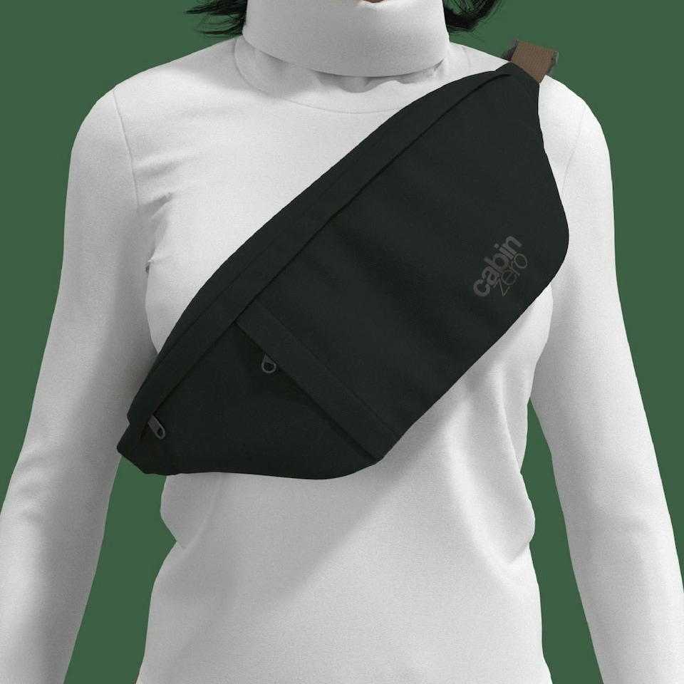 image 1 of Bum Bag 2L Black Sand Black