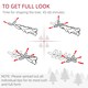 image 8 of HOMCOM 7ft Artificial Pine Christmas Tree with Pinecones, Steel Base