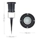 image 7 of ValueLights 4 Pack Modern Ground Spike Wall Mount IP65 Rated Outdoor Lights In Black Finish