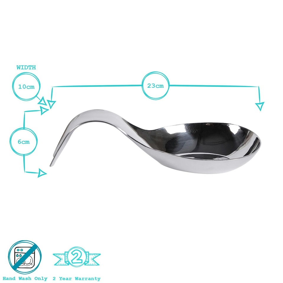 image 1 of Argon Tableware Stainless Steel Spoon Rest