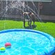 image 5 of Outdoor Splash Pool Sprinkler Pad Dogs Puppies Pet Cooling Children Kids 100cm