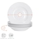 image 3 of Argon Tableware Classic White Soup Bowls - 23cm - Pack of 12 | White | White
