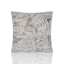 Botanic Floral Soft Chenille 45cm x 45cm Silver Cushion Set of 4 | Silver | White | 45cm x 45cm x 10cm | 4