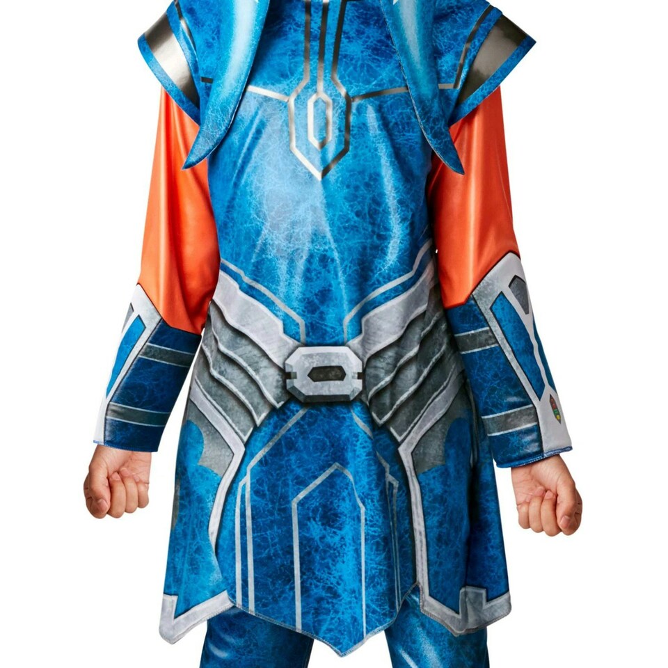 image 1 of Star Wars Childrens/Kids Deluxe Ahsoka Tano Costume - Blue/Orange/White - L L