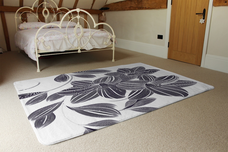 image 1 of Orchids Designer Rug | Multi