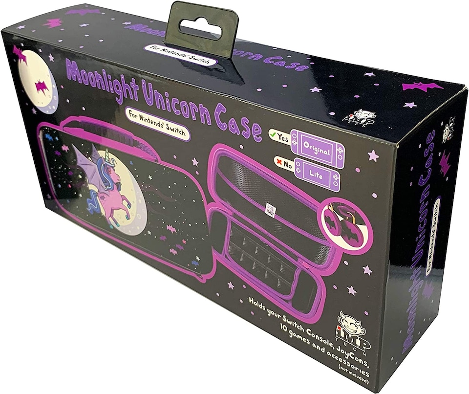 image 1 of IMP Moonlight Unicorn Protective Carry & Storage Case (For Nintendo Switch)
