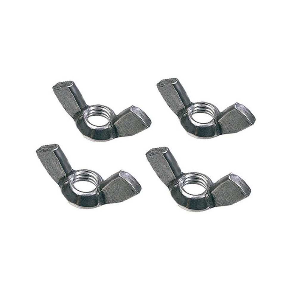 Faithfull External Building Profile Wing Nuts (pack 4) - Multi Colour - One Size