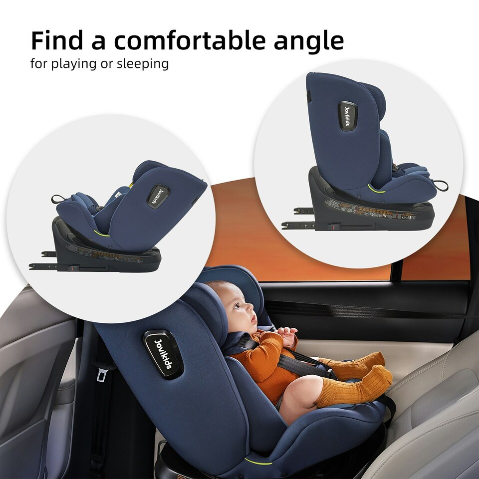 image 1 of JoviKids Spin Ranger TT Car Seat Blue Blue
