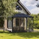 image 2 of Gazebo Ledro 3000 Closed - Polycarbonate - Acrylic - L295 x W295 x H276 cm - Grey