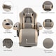 image 6 of HOMCOM Reclining Gaming Chair, 360 Swivel Racing Video Gaming Manual Recliner with Footrest, Headrest and Cup Holder, PU Leather Armchair with Storage Pocket, Grey
