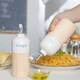 image 6 of Nicola Spring 2 Piece Hand-Printed Oil & Vinegar Pourer Bottles Set - 500ml - Orange