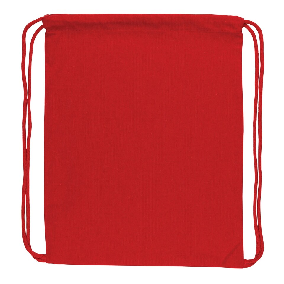 image 1 of XD Collection Impact Cotton Aware Drawstring Bag - Red - One Size Red