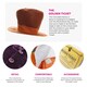 image 2 of Factory Boss Costume - Golden Ticket Purple | XS