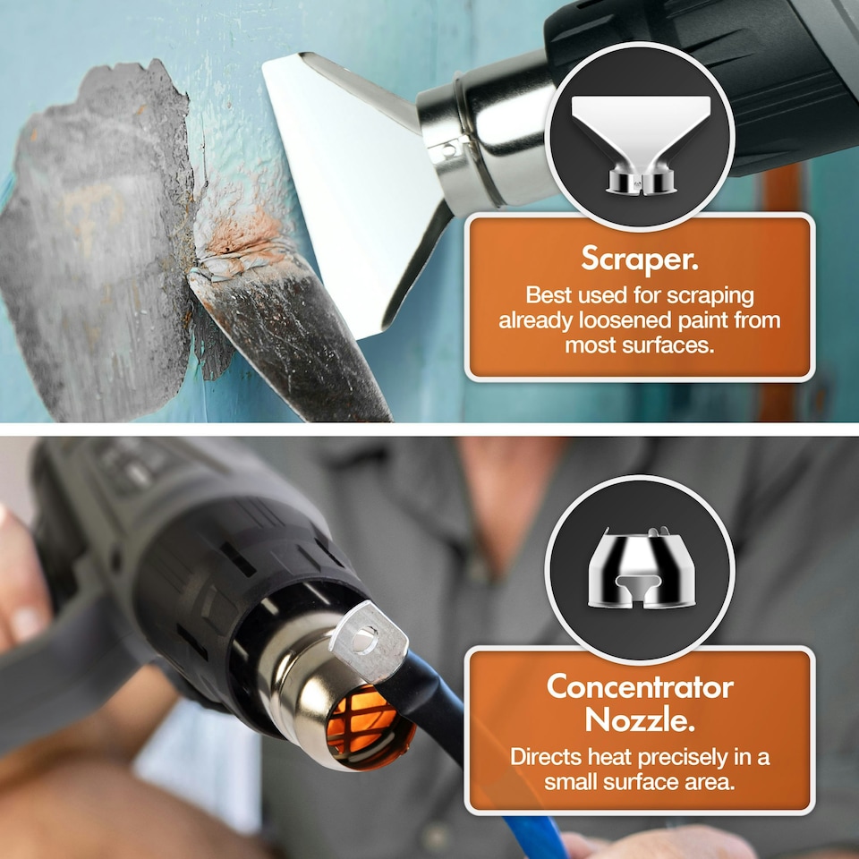 image 1 of VonHaus 2000w Heat Gun with Two Temperature Settings