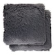 image 1 of Teddy Cushion Cover 43cm x 43cm Charcoal | Grey | Grey