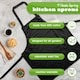 image 2 of Nicola Spring Cotton Kitchen Bib Aprons - One Size - Black - Pack of 12
