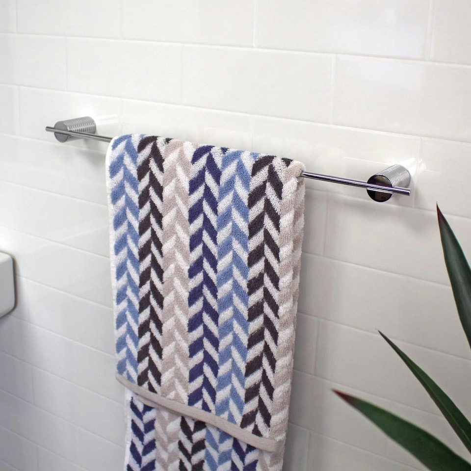 image 1 of Showerdrape Vitality 500mm Chrome Stainless Steel Wall Mounted Towel Rail